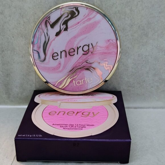 tarte Amazonian Clay 12 hour Skintuitive Blush- "Energy" NWT- in box - Picture 4 of 4